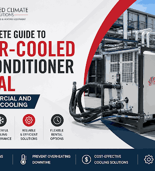 Water-Cooled Air Conditioner Rental for Commercial