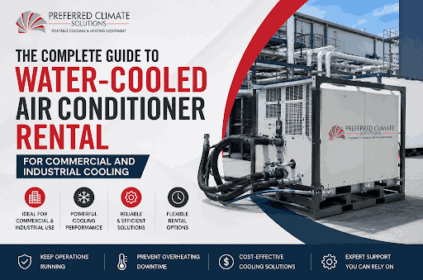 Water-Cooled Air Conditioner Rental for Commercial