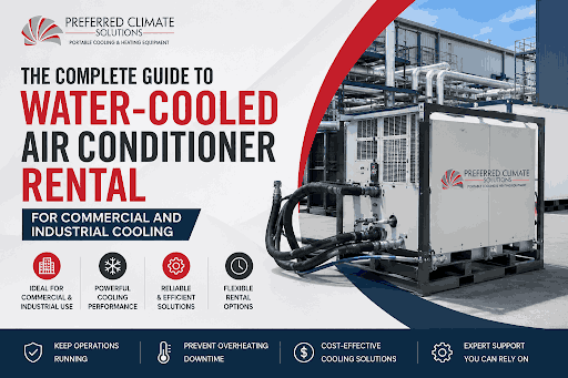 Water-Cooled Air Conditioner Rental for Commercial