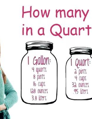 how many ounces in a quart